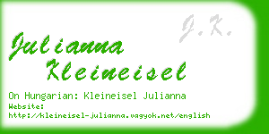 julianna kleineisel business card